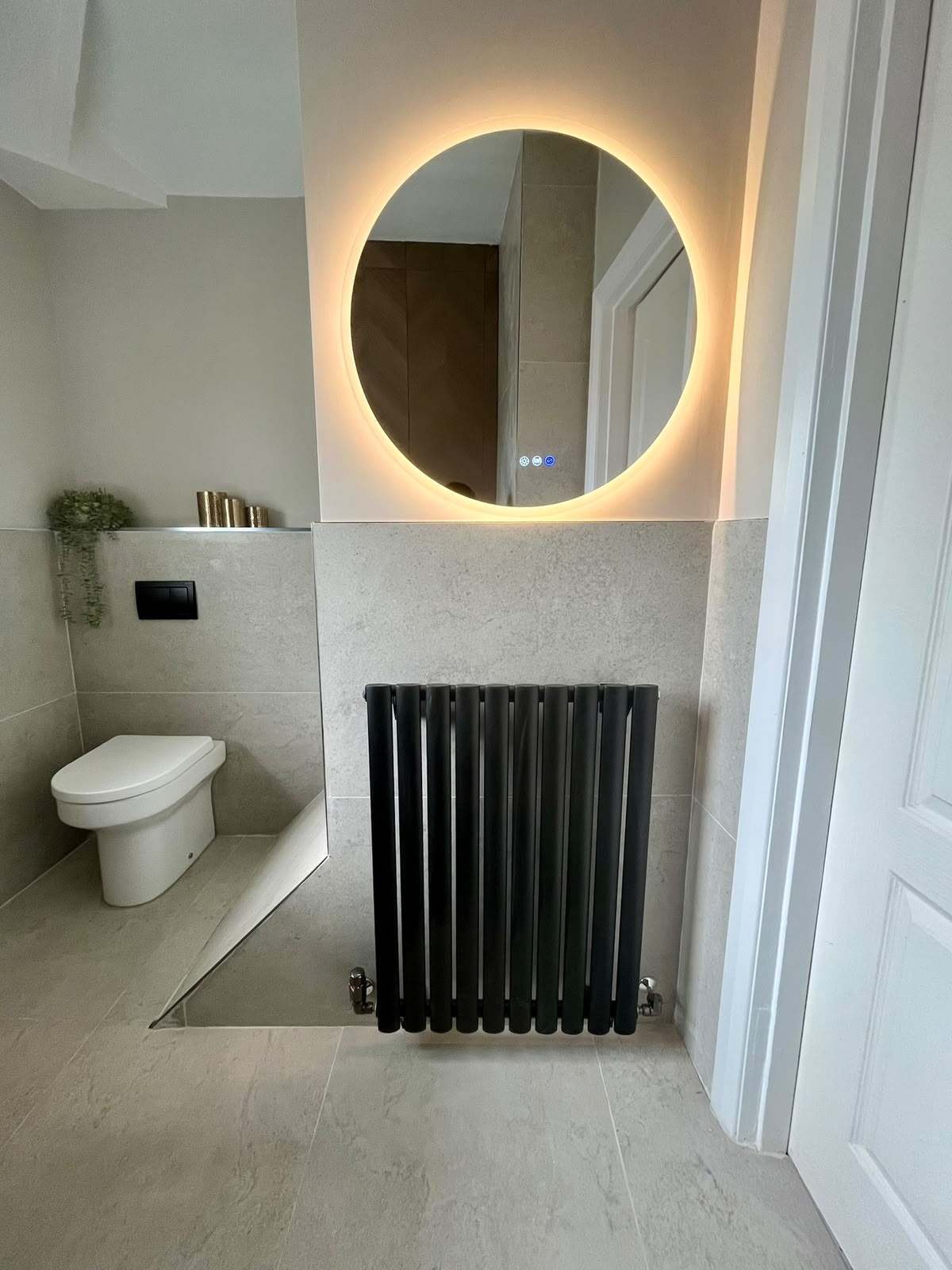 Designer radiator installation