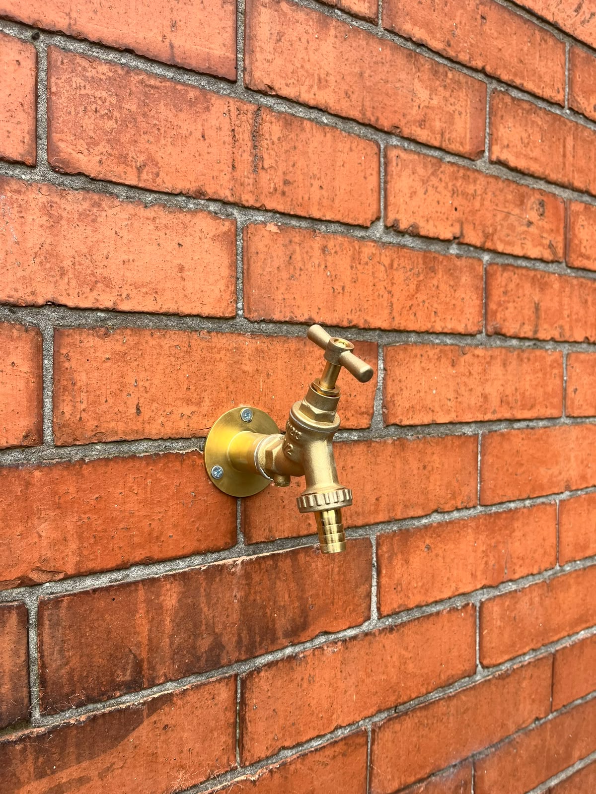 New outside tap installation